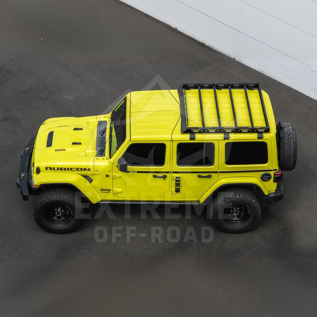 2018-Up Jeep Wrangler JL Carbon Steel Black Top Roof Cargo Rack