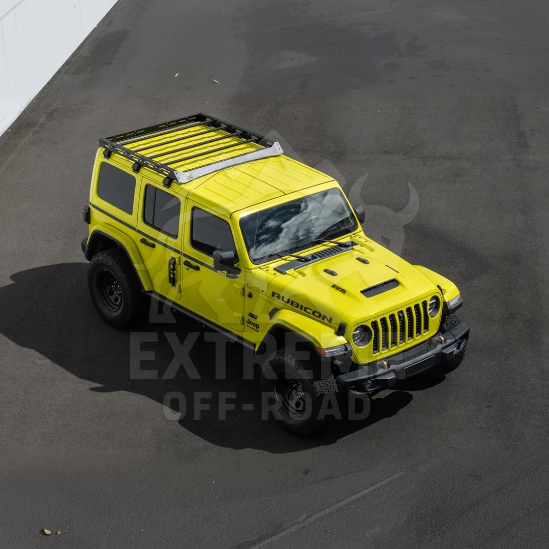 2018-Up Jeep Wrangler JL Carbon Steel Black Top Roof Cargo Rack