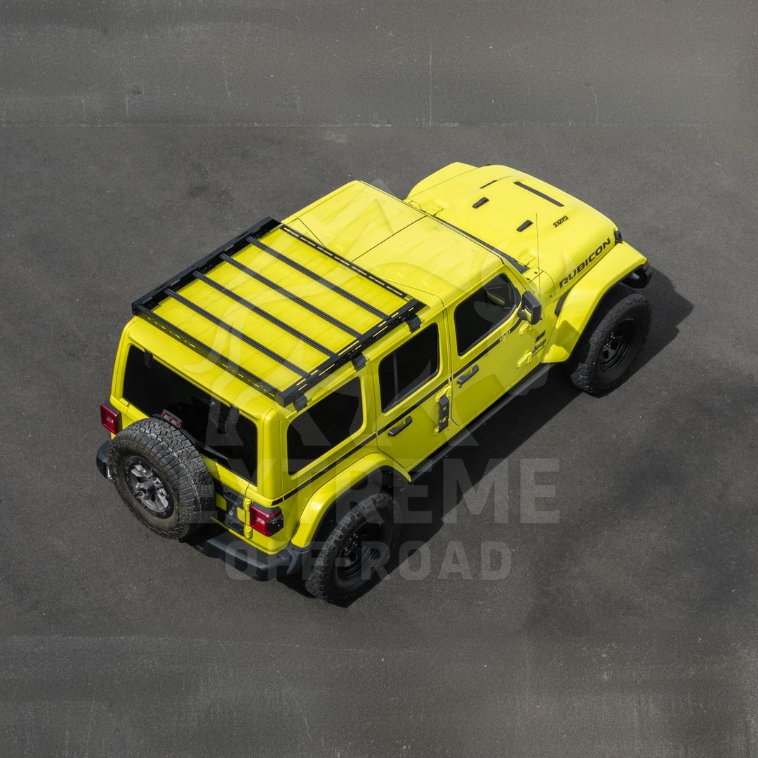 2018-Up Jeep Wrangler JL Carbon Steel Black Top Roof Cargo Rack