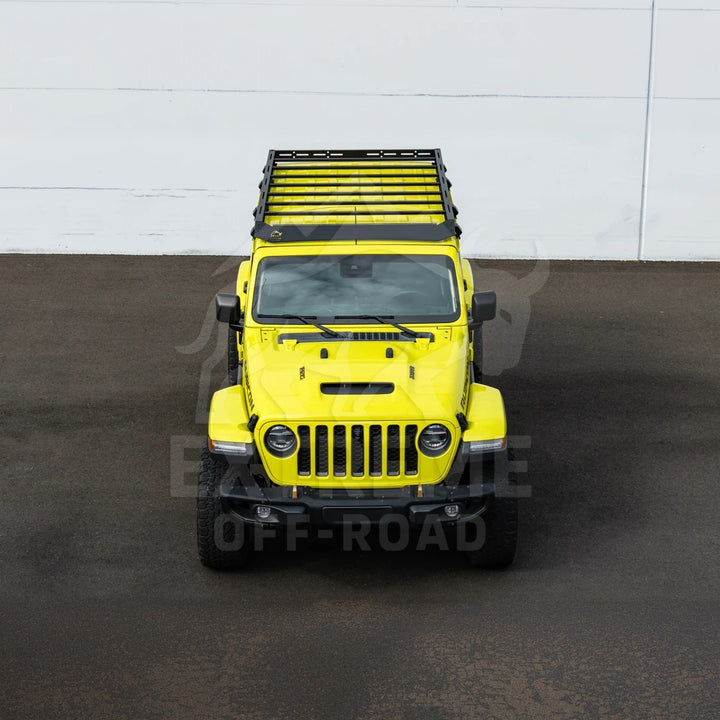 2018-Up Jeep Wrangler JL Carbon Steel Black Top Roof Cargo Rack