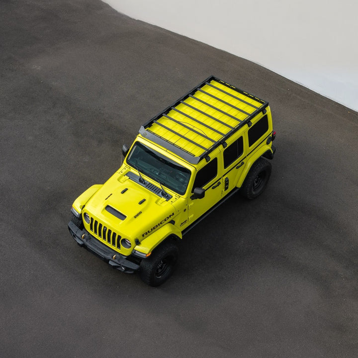 2018-Up Jeep Wrangler JL Carbon Steel Black Top Roof Cargo Rack