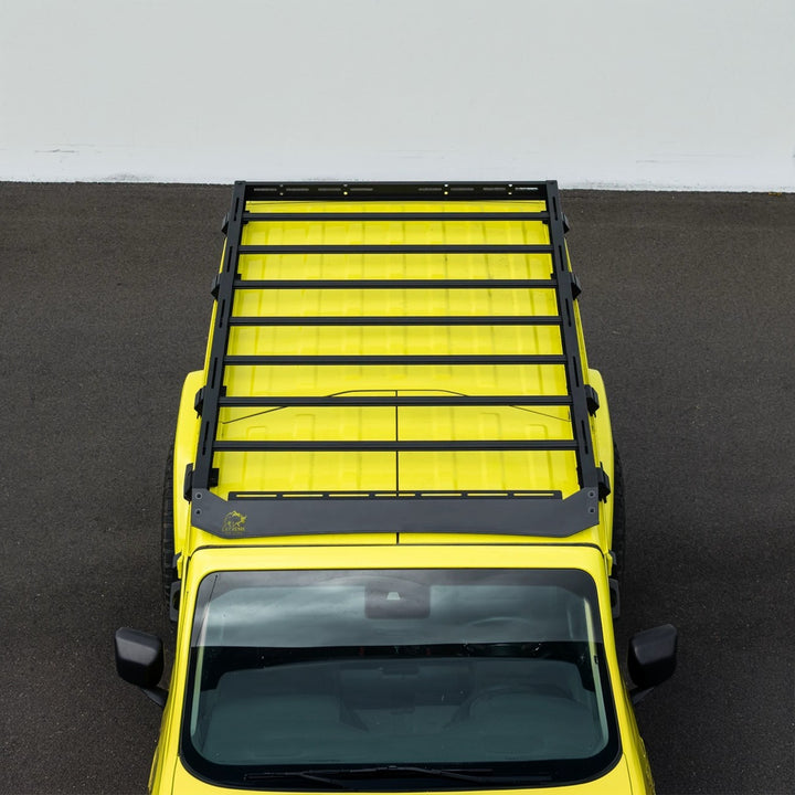 2018-Up Jeep Wrangler JL Carbon Steel Black Top Roof Cargo Rack