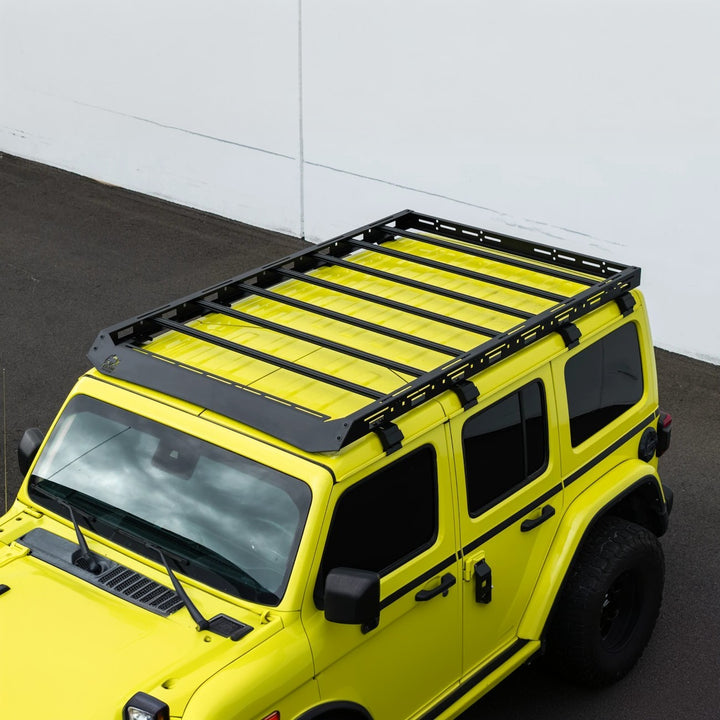 2018-Up Jeep Wrangler JL Carbon Steel Black Top Roof Cargo Rack