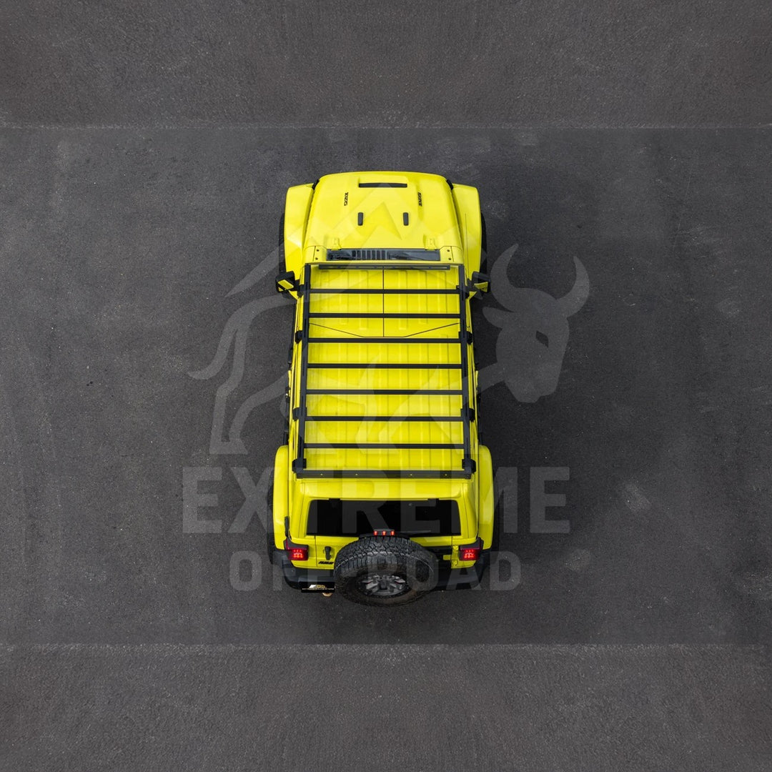 2018-Up Jeep Wrangler JL Carbon Steel Black Top Roof Cargo Rack