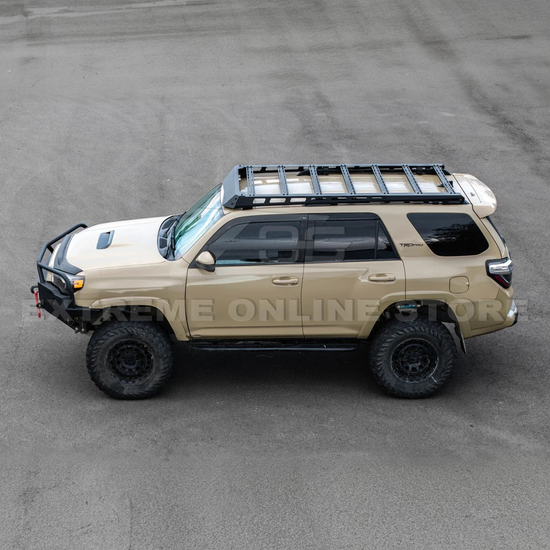 2010-24 Toyota 4Runner V2 Carbon Steel Black Top Roof Rack Cargo Carrier