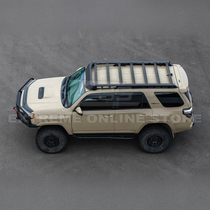 2010-24 Toyota 4Runner V2 Carbon Steel Black Top Roof Rack Cargo Carrier
