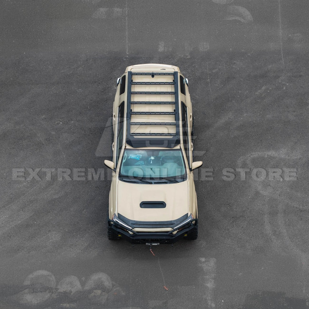2010-24 Toyota 4Runner V2 Carbon Steel Black Top Roof Rack Cargo Carrier