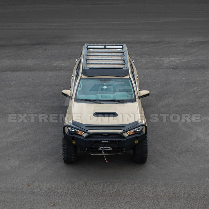 2010-24 Toyota 4Runner V2 Carbon Steel Black Top Roof Rack Cargo Carrier