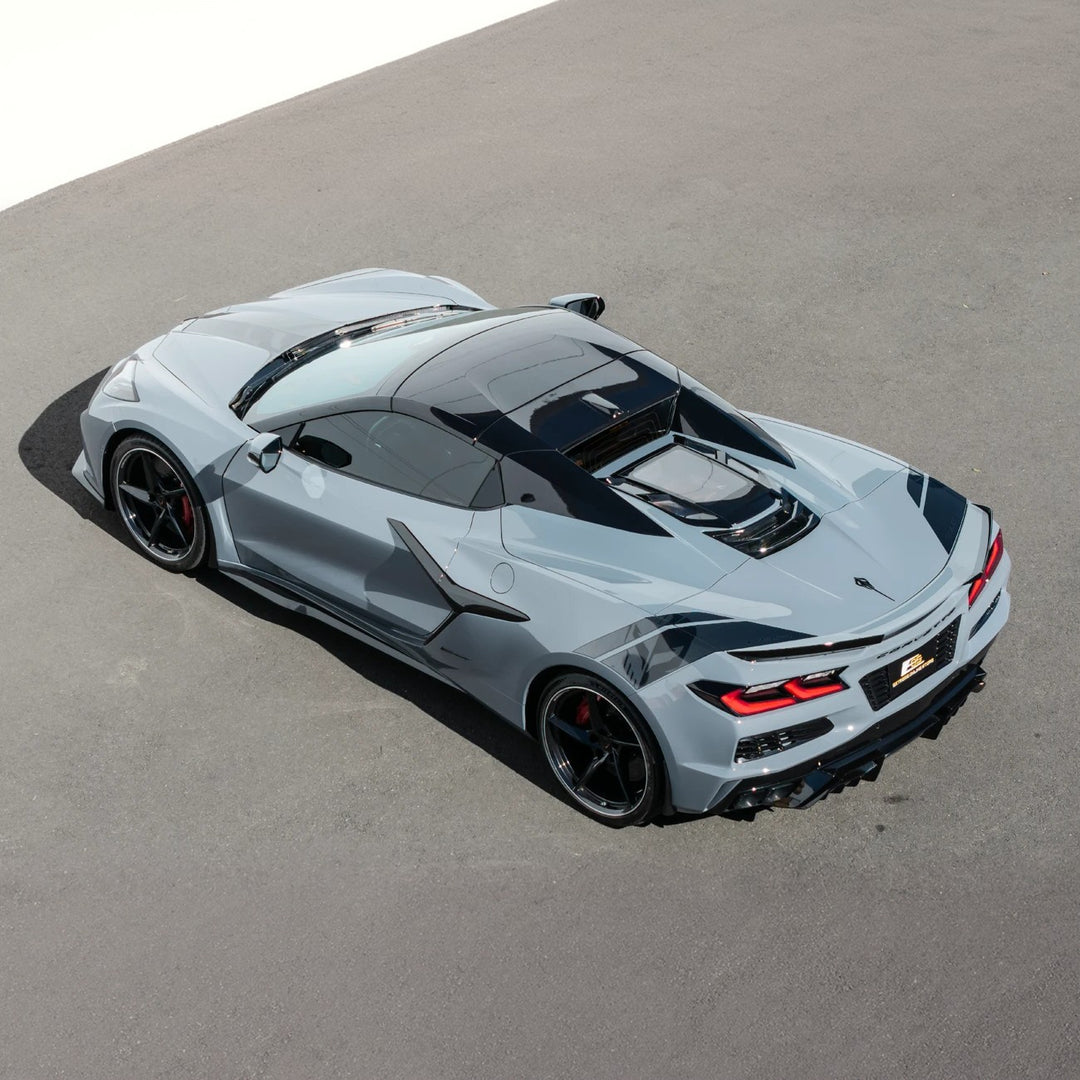 2020-Up Corvette C8 Convertible | EOS Performance Rear Hatch Upper HTC Tonneau Window Inserts