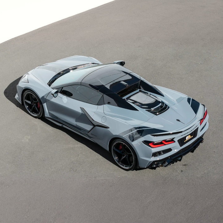 2020-Up Corvette C8 Convertible | EOS Performance Rear Hatch Upper HTC Tonneau Window Inserts