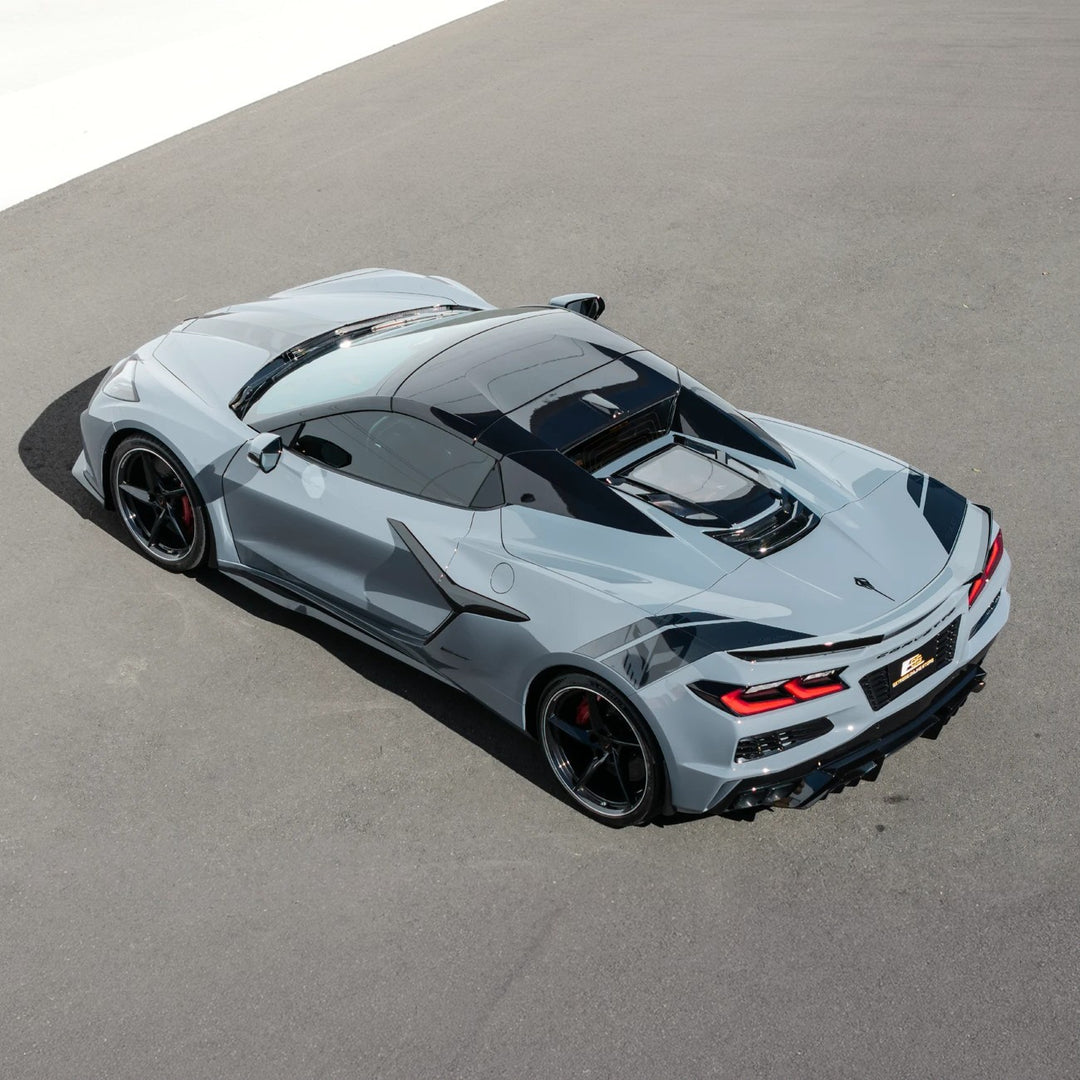 2020-Up Corvette C8 Convertible | EOS Performance Rear Hatch Upper HTC Tonneau Window Inserts