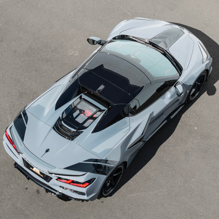 2020-Up Corvette C8 Convertible Rear Hatch Upper HTC Tonneau Window Inserts