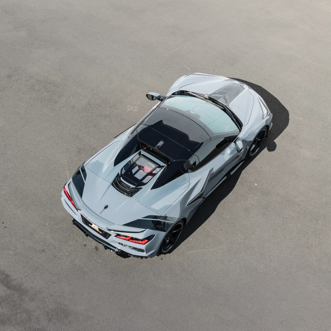 2020-Up Corvette C8 Convertible | EOS Performance Rear Hatch Upper HTC Tonneau Window Inserts