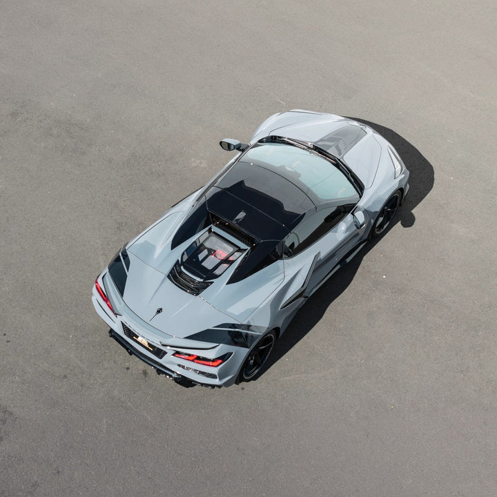 2020-Up Corvette C8 Convertible | EOS Performance Rear Hatch Upper HTC Tonneau Window Inserts