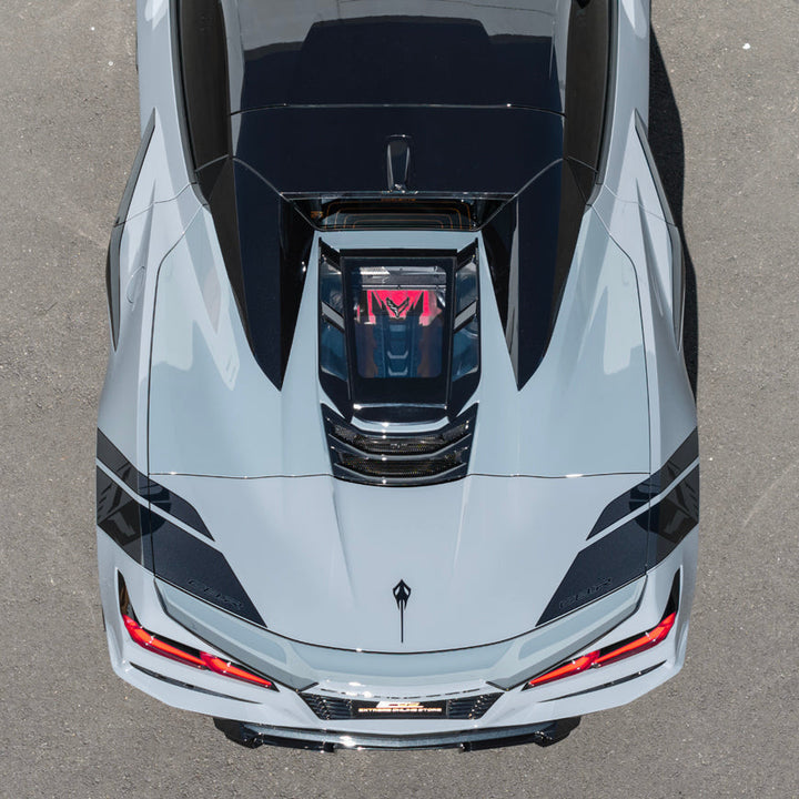 2020-Up Corvette C8 Convertible Rear Hatch Upper HTC Tonneau Window Inserts