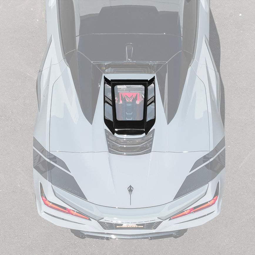 2020-Up Corvette C8 Convertible Rear Hatch Upper HTC Tonneau Window Inserts