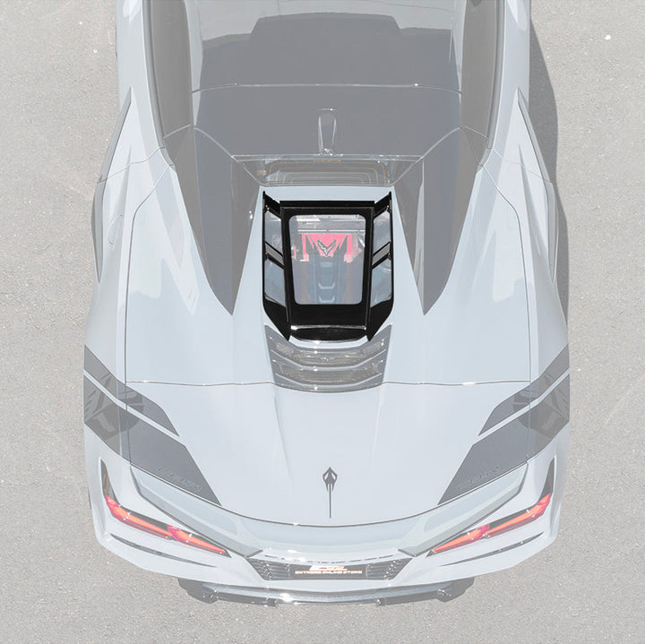 2020-Up Corvette C8 Convertible Rear Hatch Upper HTC Tonneau Window Inserts