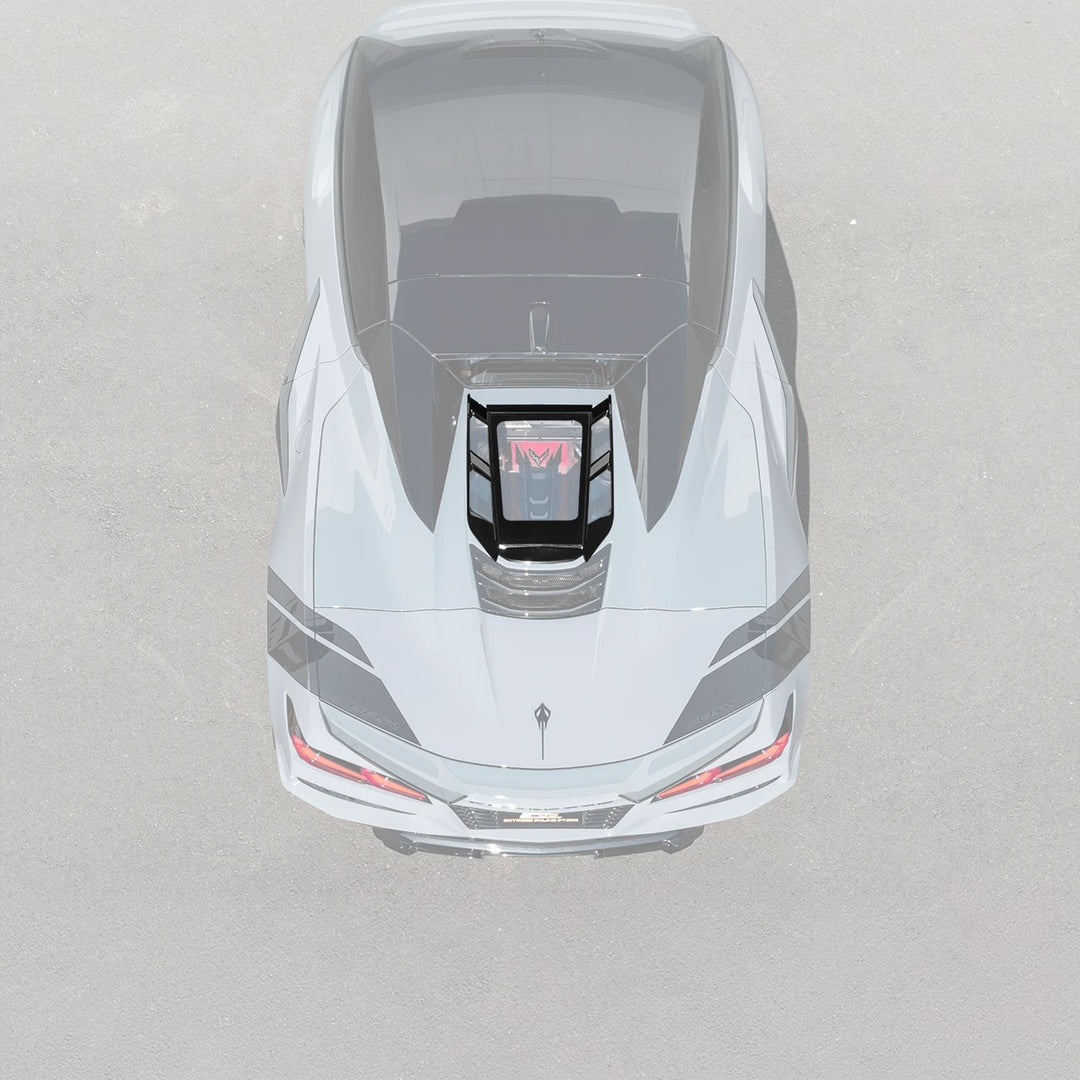 2020-Up Corvette C8 Convertible | EOS Performance Rear Hatch Upper HTC Tonneau Window Inserts