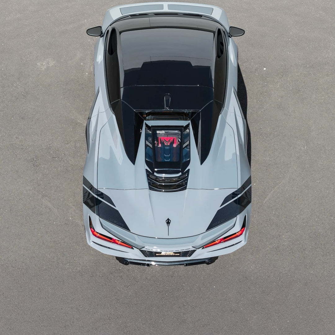 2020-Up Corvette C8 Convertible | EOS Performance Rear Hatch Upper HTC Tonneau Window Inserts
