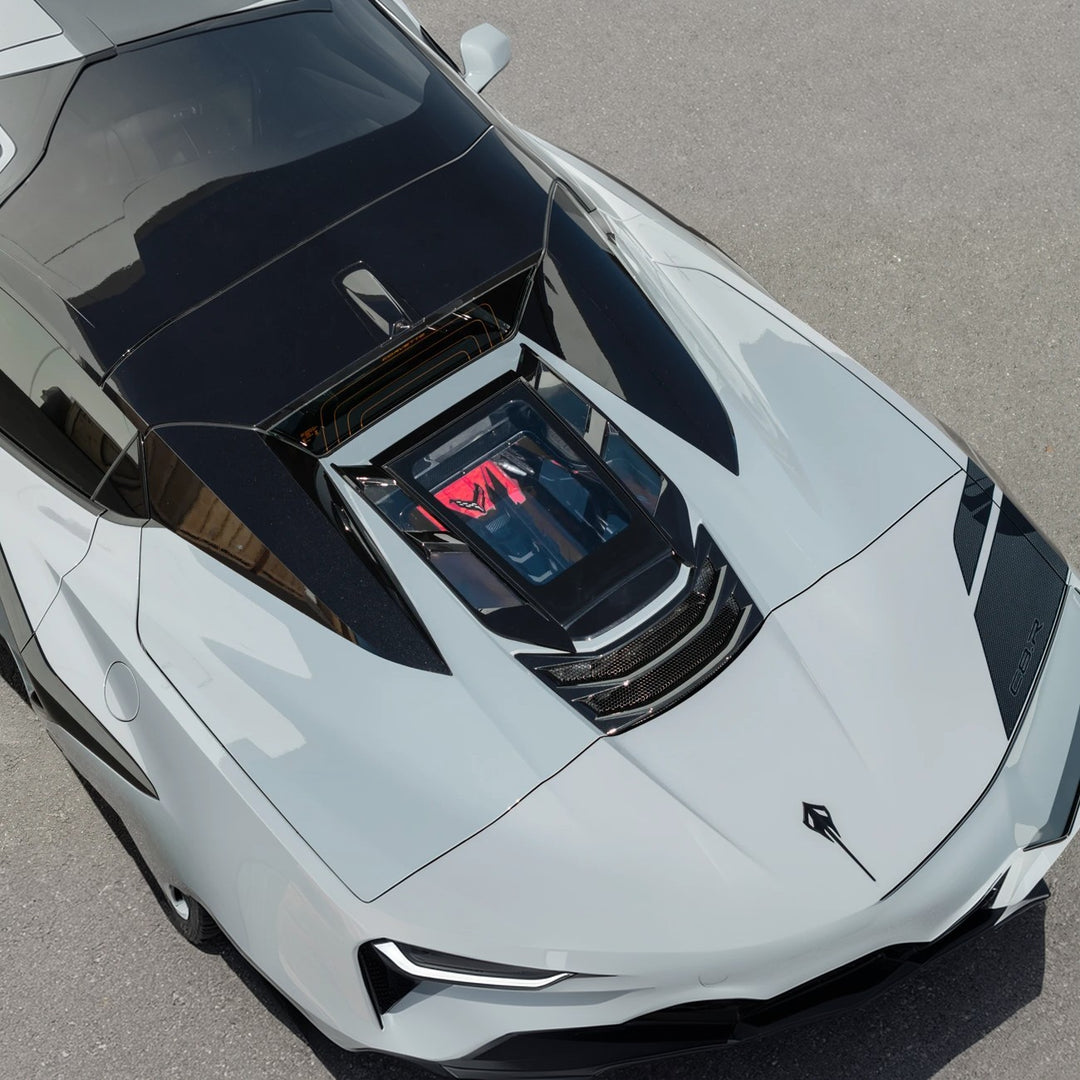 2020-Up Corvette C8 Convertible | EOS Performance Rear Hatch Upper HTC Tonneau Window Inserts