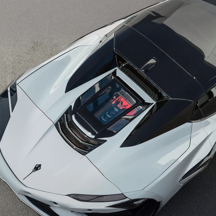2020-Up Corvette C8 Convertible | EOS Performance Rear Hatch Upper HTC Tonneau Window Inserts