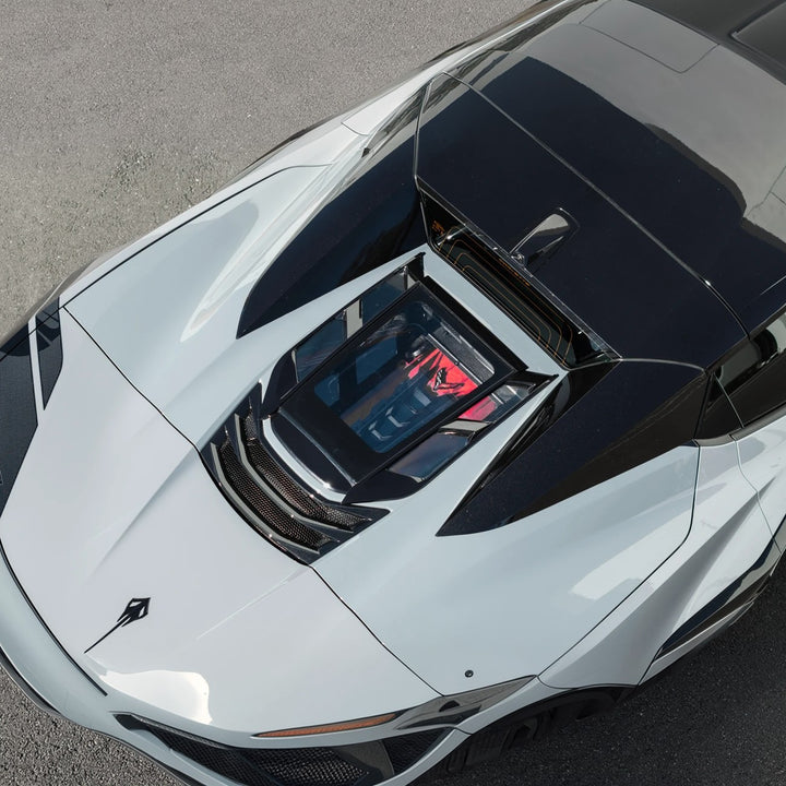 2020-Up Corvette C8 Convertible | EOS Performance Rear Hatch Upper HTC Tonneau Window Inserts