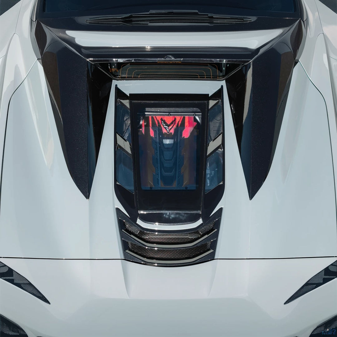 2020-Up Corvette C8 Convertible | EOS Performance Rear Hatch Upper HTC Tonneau Window Inserts