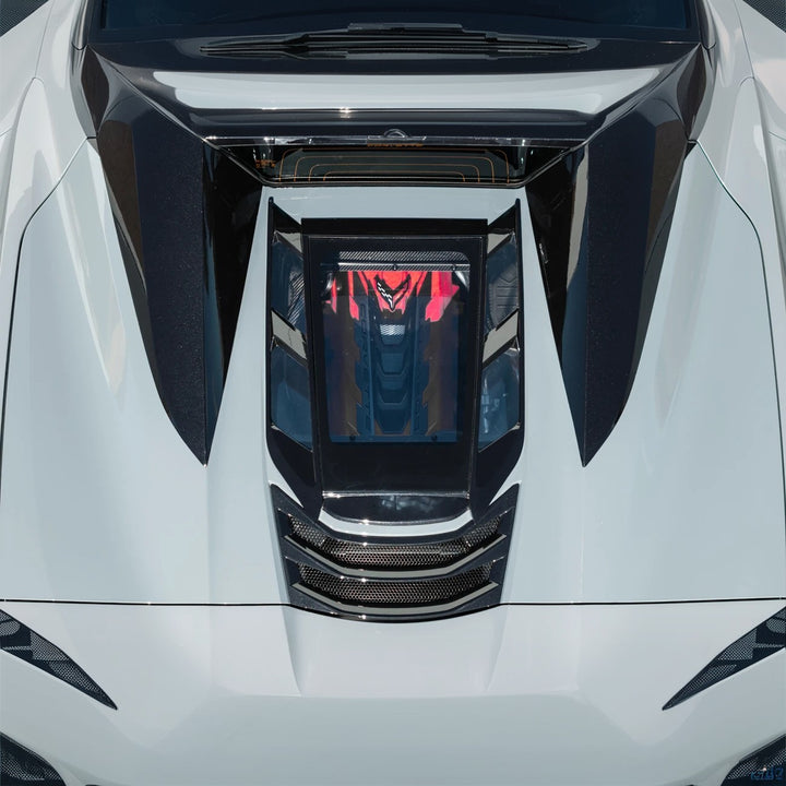2020-Up Corvette C8 Convertible | EOS Performance Rear Hatch Upper HTC Tonneau Window Inserts