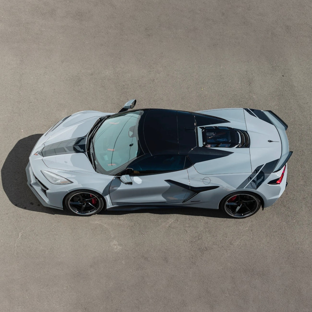 2020-Up Corvette C8 Convertible | EOS Performance Rear Hatch Upper HTC Tonneau Window Inserts