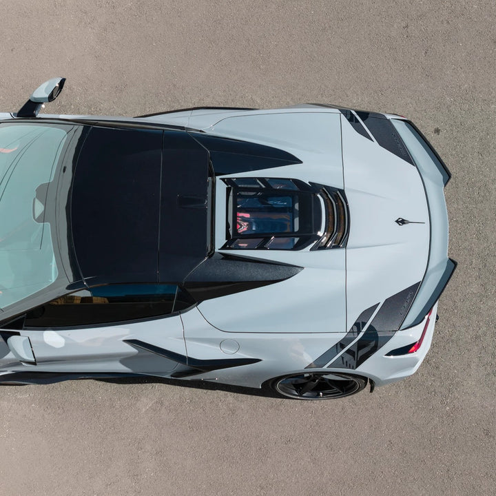 2020-Up Corvette C8 Convertible | EOS Performance Rear Hatch Upper HTC Tonneau Window Inserts