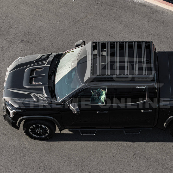 2022-Up Toyota Tundra | EOS CARBON FIBER Front Vented Hood Cover w/ Side Vent
