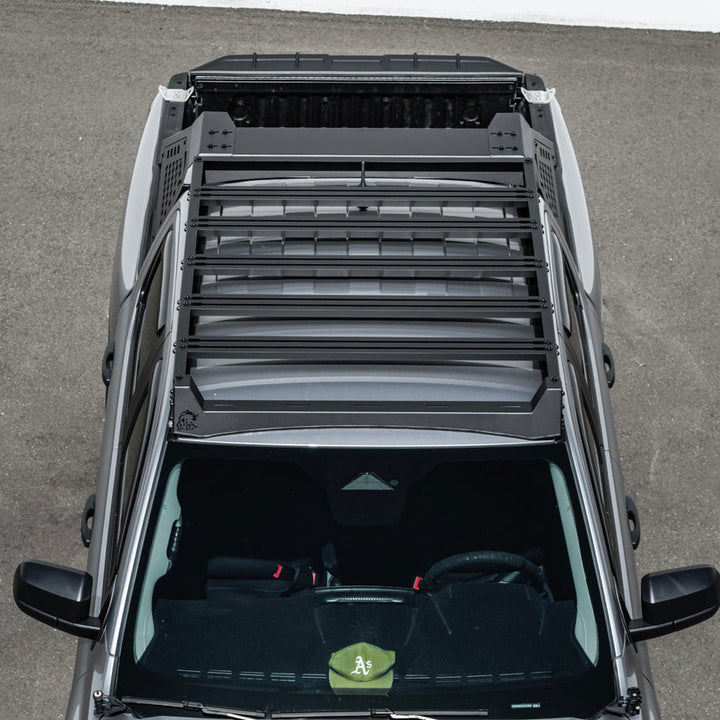 2024-Up Ford Ranger Carbon Steel Black Top Roof Rack Cargo Carrier