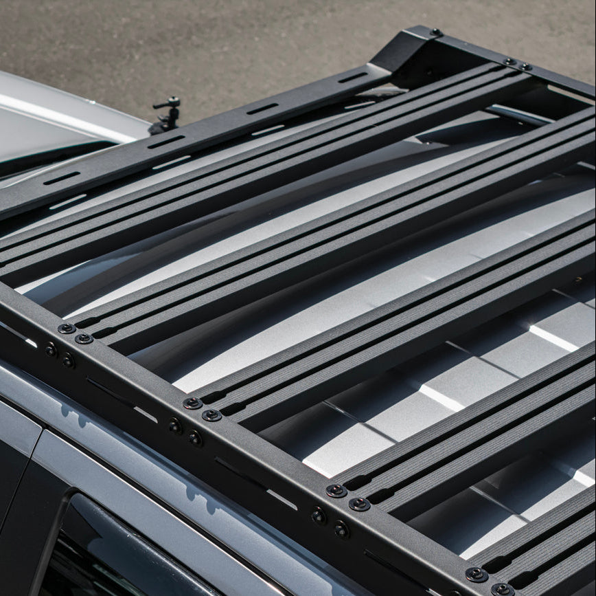 2024-Up Ford Ranger Carbon Steel Black Top Roof Rack Cargo Carrier