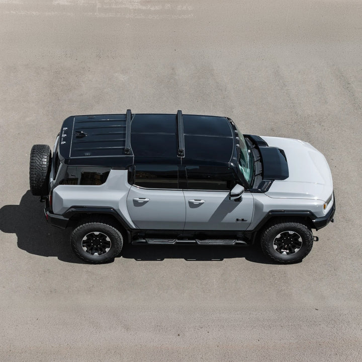 2022-Up GMC Hummer EV | Aluminum Roof Mounted Cargo &amp; Luggage Cross Rail Rack