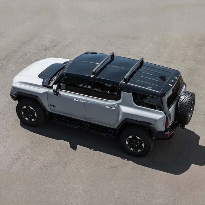 2022-Up GMC Hummer EV | Aluminum Roof Mounted Cargo &amp; Luggage Cross Rail Rack