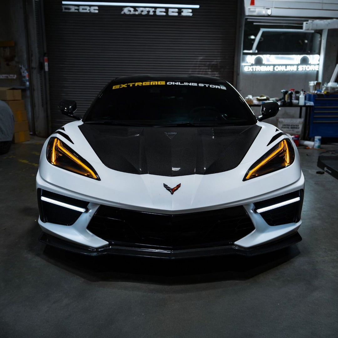 Corvette C8 GT Style Amber LED DRL Module Set DRL-1395-AMBER