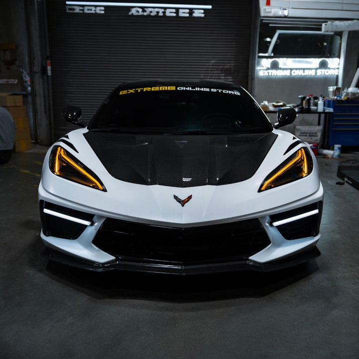Corvette C8 GT Style Amber LED DRL Module Set DRL-1395-AMBER
