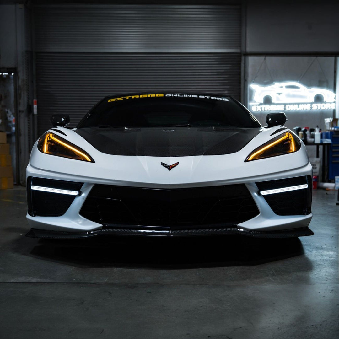 Corvette C8 GT Style Amber LED DRL Module Set DRL-1395-AMBER