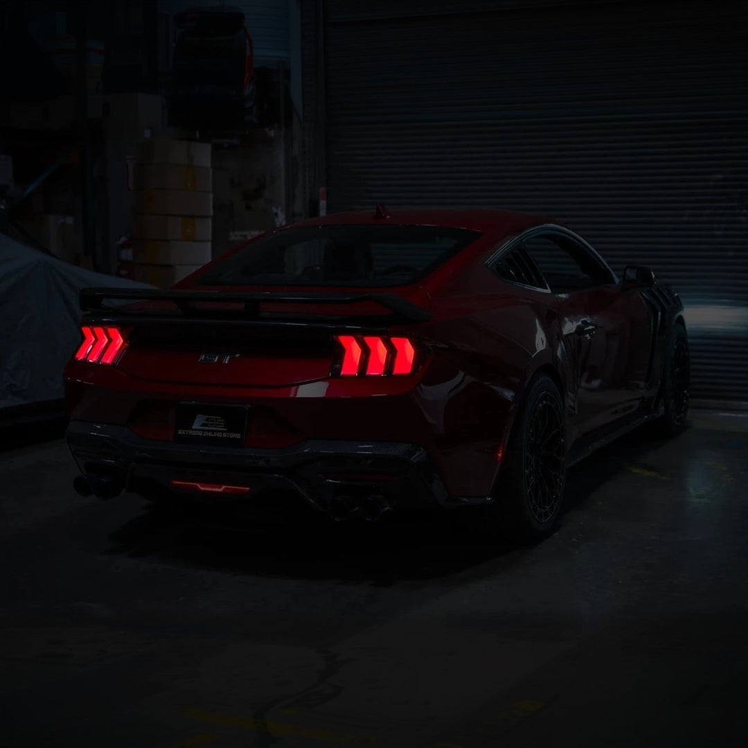 2024-Up Ford Mustang S650 EURO Sequential Signal LED Clear Rear Taillights