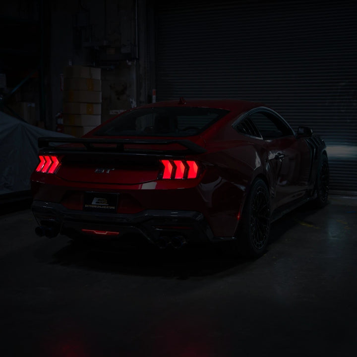 2024-Up Ford Mustang S650 EURO Sequential Signal LED Smoked Rear Taillights