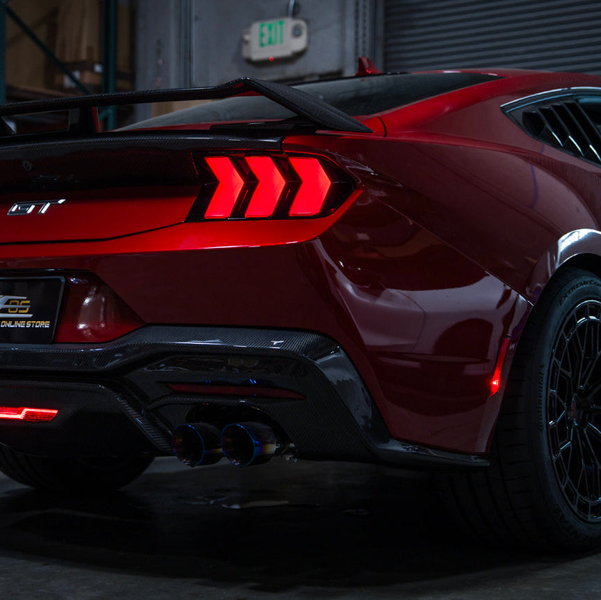 2024-Up Ford Mustang S650 EURO Sequential Signal LED Smoked Rear Taillights