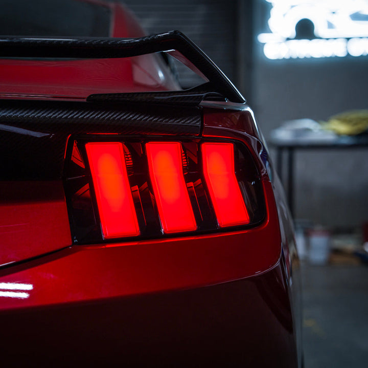 2024-Up Ford Mustang S650 EURO Sequential Signal LED Smoked Rear Taillights