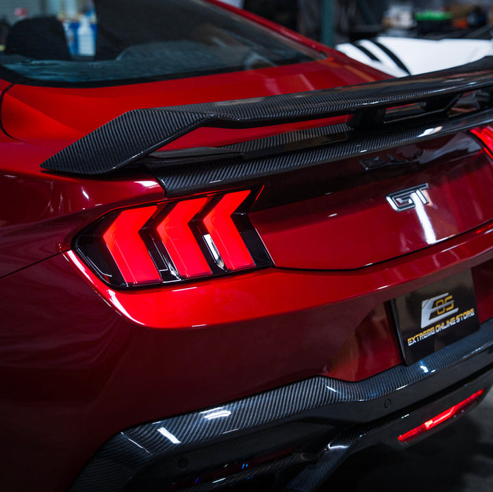 2024-Up Ford Mustang S650 EURO Sequential Signal LED Smoked Rear Taillights