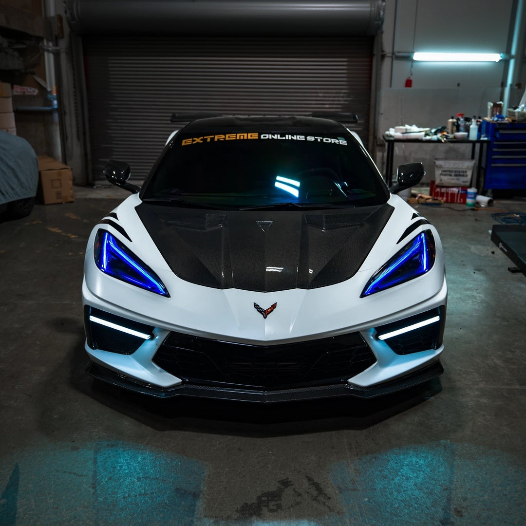Corvette C8 GT Style Amber LED DRL Module Set