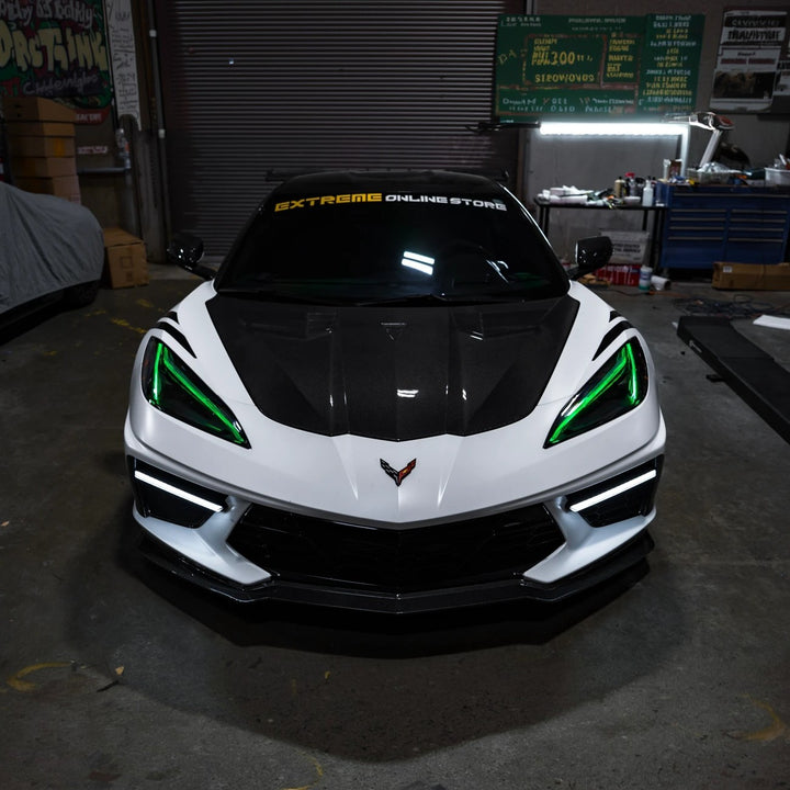 Corvette C8 GT Style Amber LED DRL Module Set