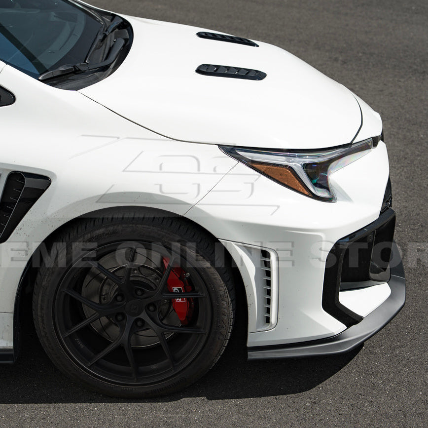 2025-Up GR Corolla GR Package Front Splitter Lip w/ Side Skirts