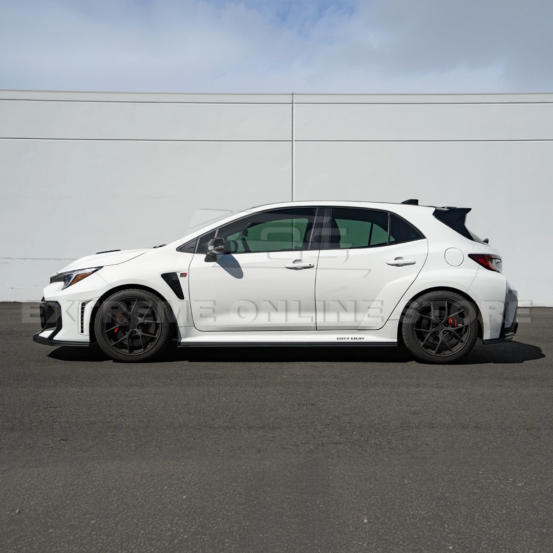 2025-Up GR Corolla GR Package Front Splitter Lip w/ Side Skirts