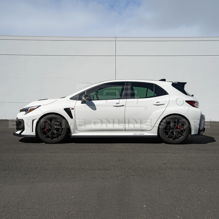 2025-Up GR Corolla GR Package Front Splitter Lip w/ Side Skirts