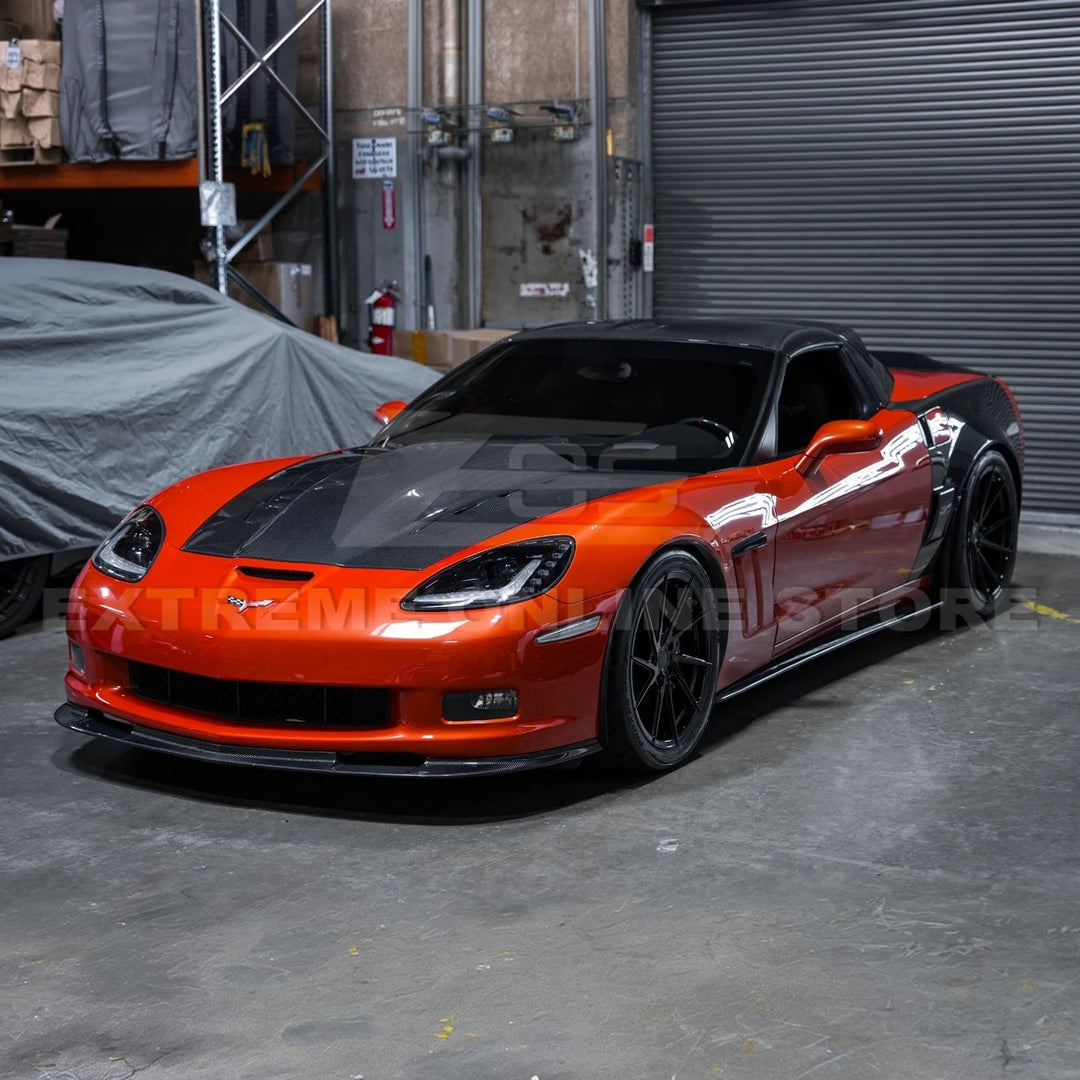 Corvette C6 Front &amp; Rear Amber Light LED Side Markers Pair