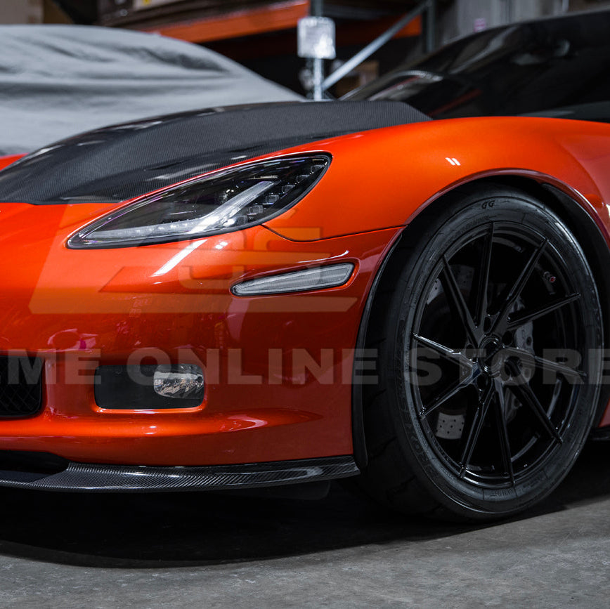 Corvette C6 Front &amp; Rear Amber Light LED Side Markers Pair
